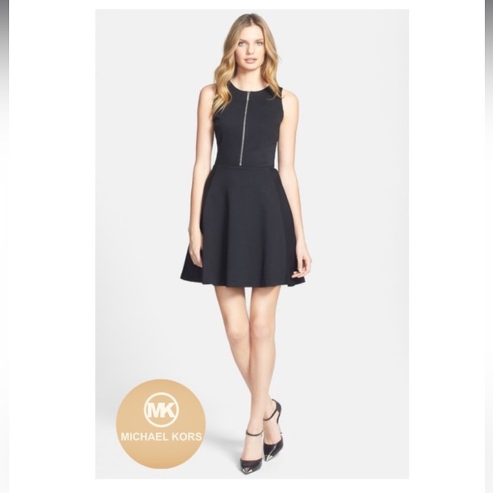 Michael Kors Zipper Front Dress